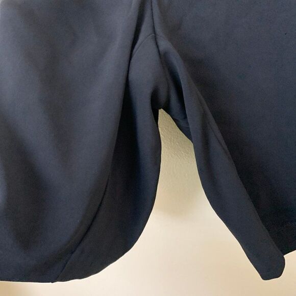 3/$35 Alfani Womens Plus Bermuda Pleated Wide Leg Shorts 18W Black - Picture 3 of 14